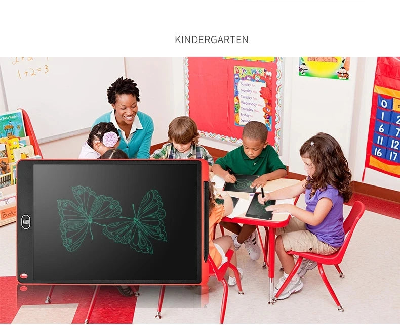 Prancheta Educacional Montessori, Quadro Mágico, Tablet de Escrita LCD para Crianças,  Brinquedos para Estudantes, Presente, 6,5"